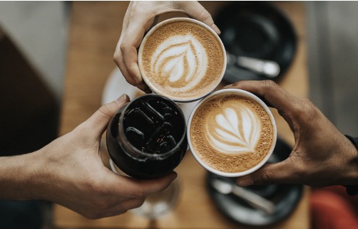 Various coffee drinks